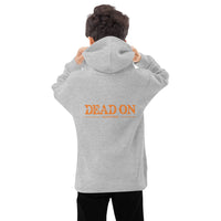 Dead On (Orange Logo) Boys fleece hoodie