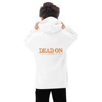 Dead On (Orange Logo) Boys fleece hoodie