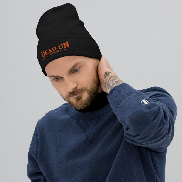 Dead On Black Toque Embroidered