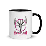 Dead On Mug with Pink or Black Color Inside (Pink Camo Logo)