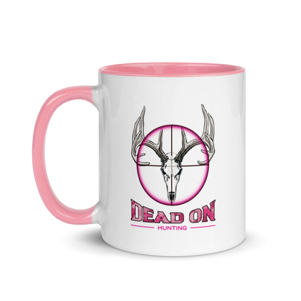 Dead On Mug with Pink or Black Color Inside (Pink Camo Logo)