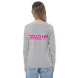 Dead On (Pink Logo) Girls long sleeve tee
