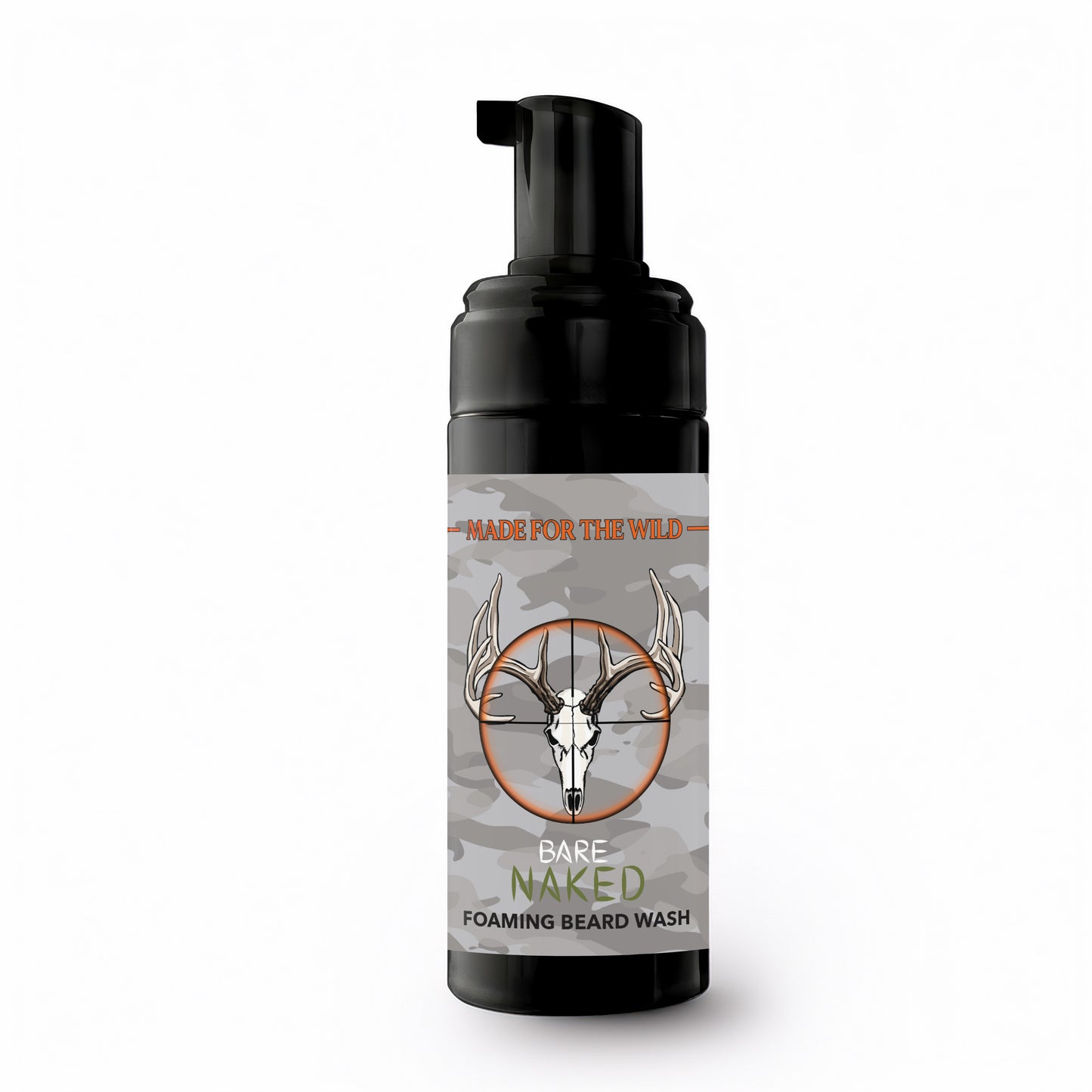 Bare Naked Unscented Foaming Beard Wash by Dead On Hunting | Made in Canada