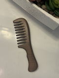 Wooden Salon Anti-Static Wide Tooth Comb