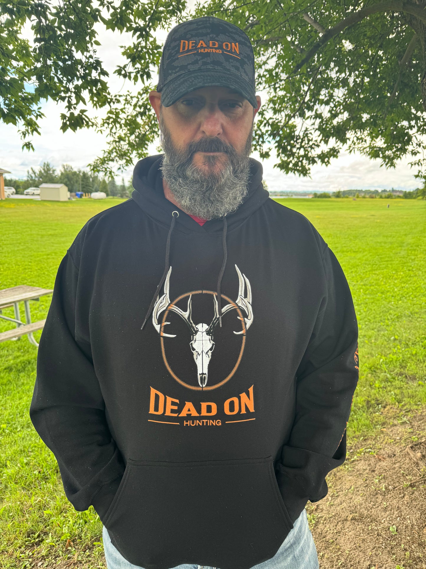 Dead On Hunting Black Hoodie - made for the wild