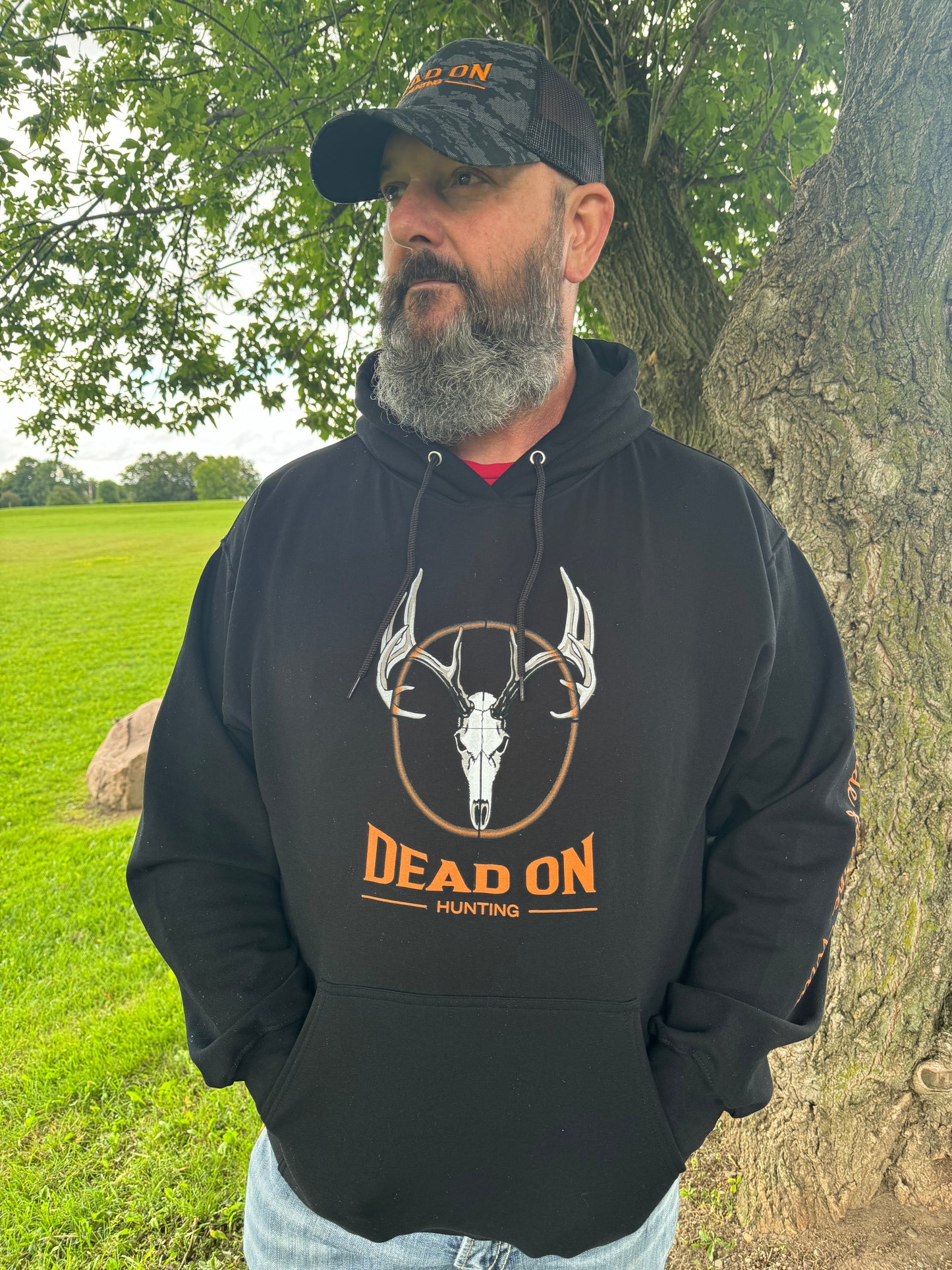 Dead On Hunting Black Hoodie