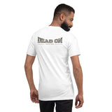 Dead On Short Sleeve Men's T-Shirt (Green Camo logo)