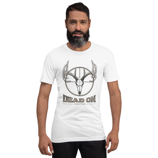 Dead On Short Sleeve Men's T-Shirt (Green Camo logo)